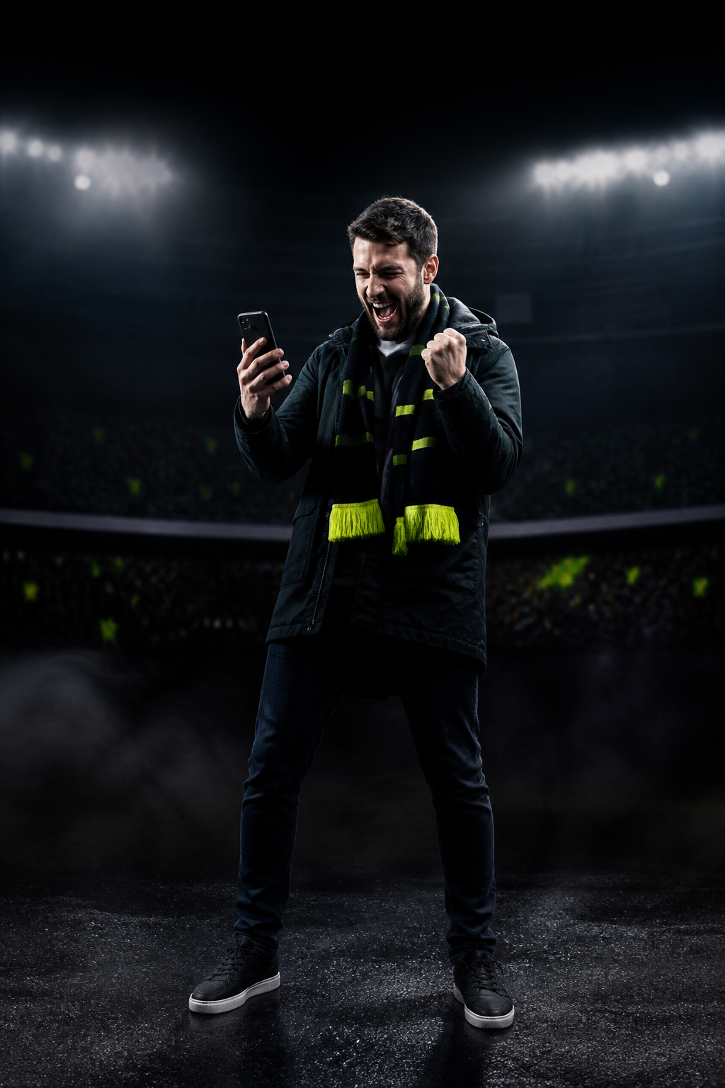 Athlete reviewing casino bonus conditions